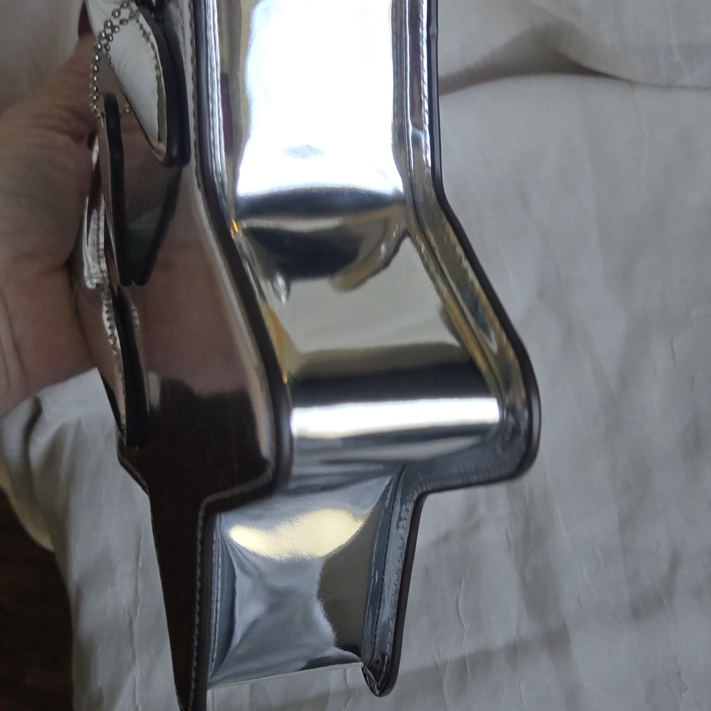 Coach Metallic Silver Star Bag NWOT CN700 - Picture 4 of 14